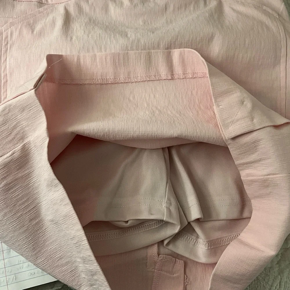 Juniper & Lime Pink Skort Skirt Women's Size‎ M Stretch Pull On